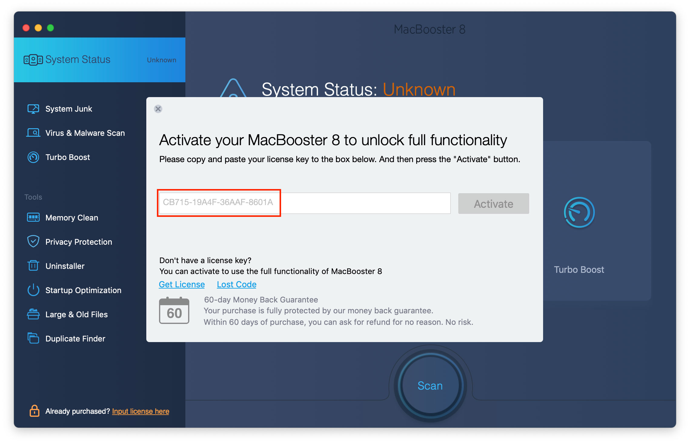 mac cleaner activation key